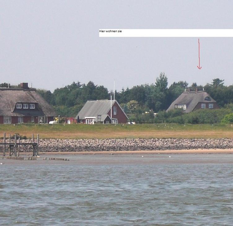 Gaestehaus Kapitaen Jan Ricklefs Nebel Eksteriør billede